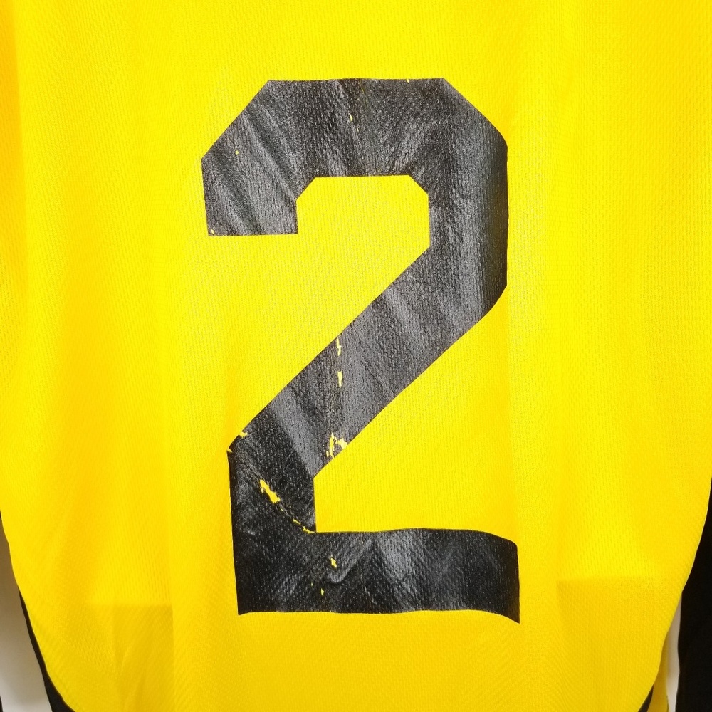 Echo Inline Hockey All Stars Mens L Jersey Yellow - Picture 6 of 8